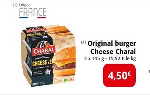 Original burger Cheese Charal
