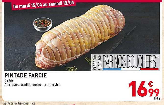 PINTADE FARCIE