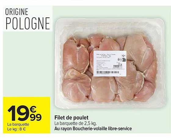 Filet de poulet