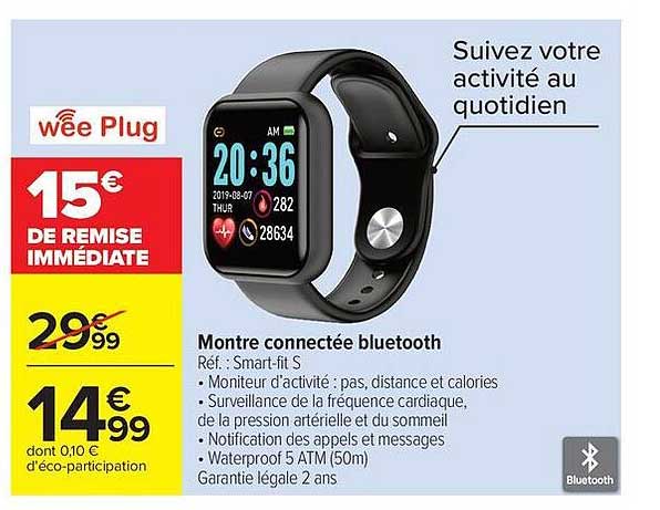 Montre connectée bluetooth