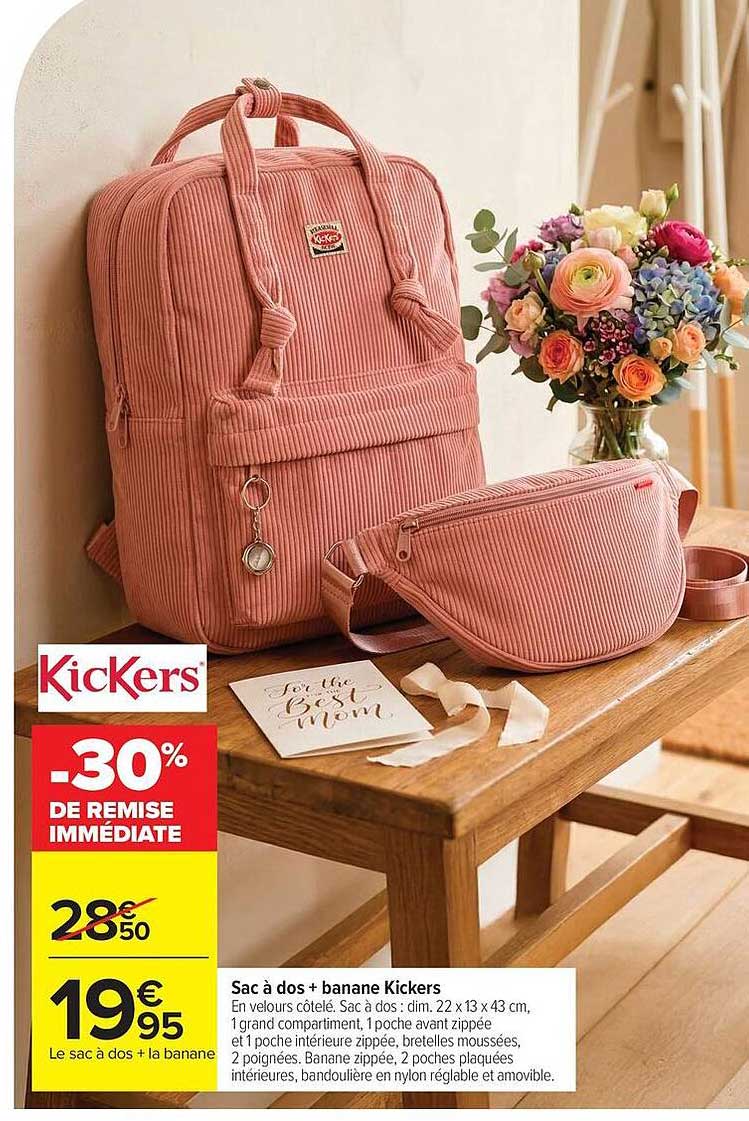 Sac à dos + banane Kickers