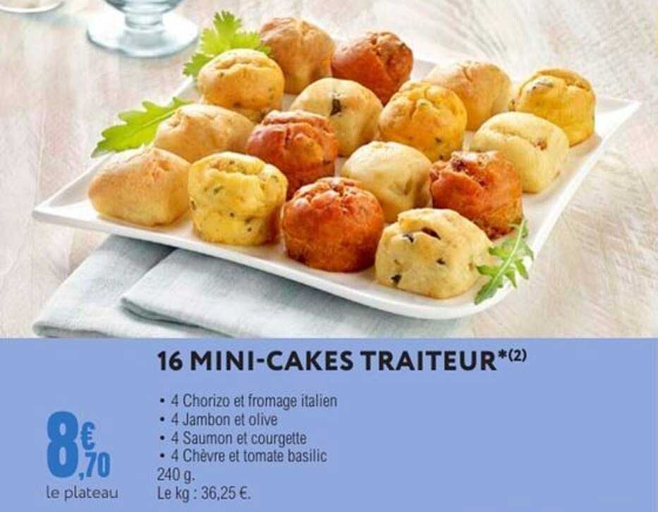 16 MINI-CAKES TRAITEUR