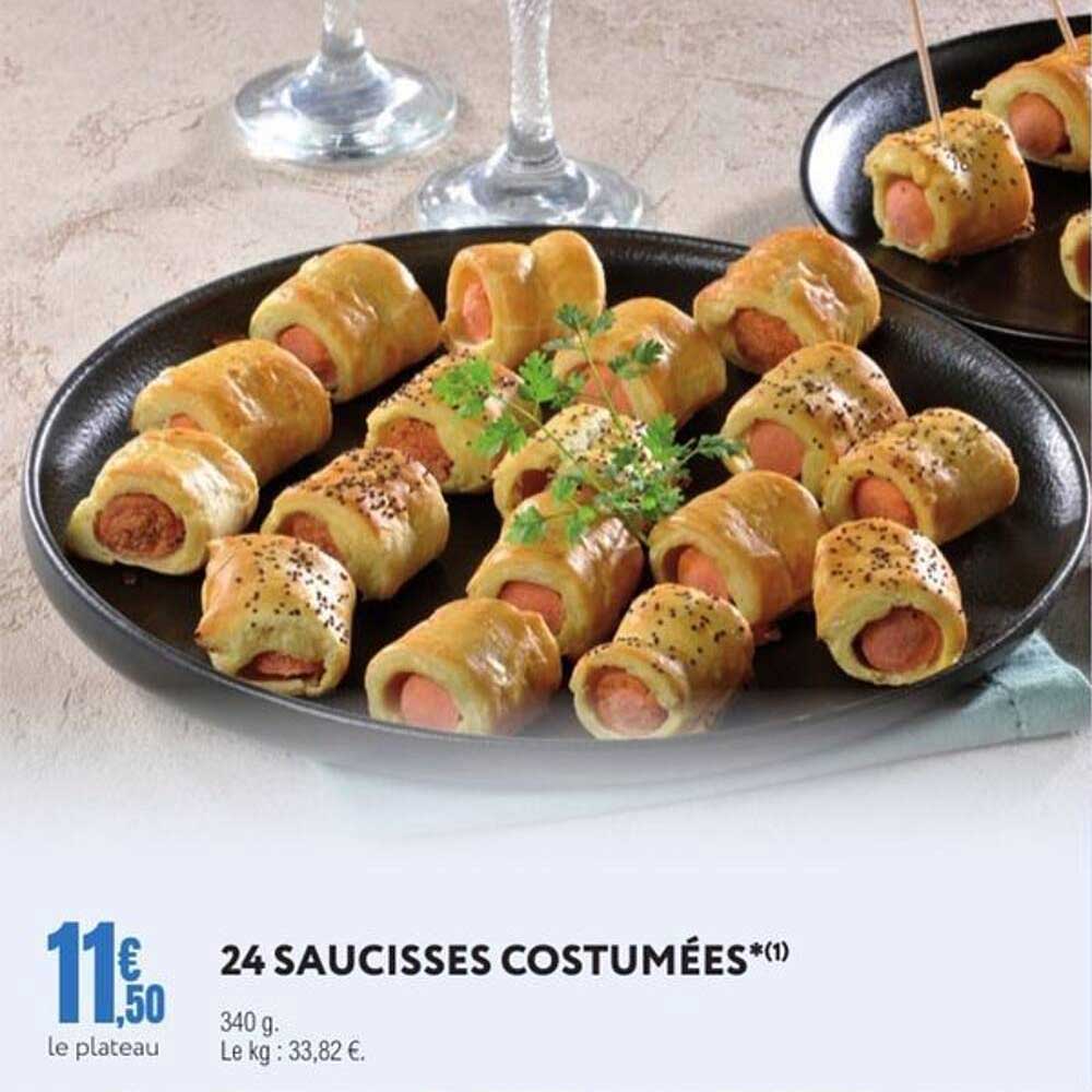 24 SAUCISSES COSTUMÉES