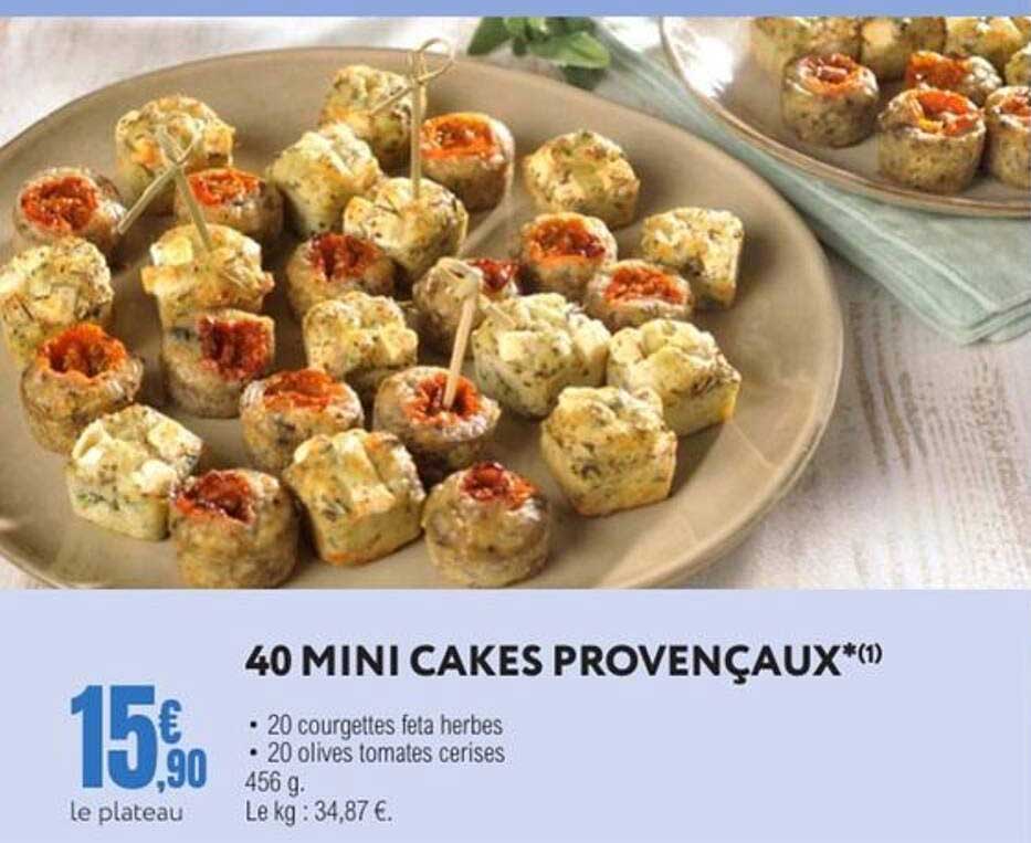 40 MINI CAKES PROVENÇAUX