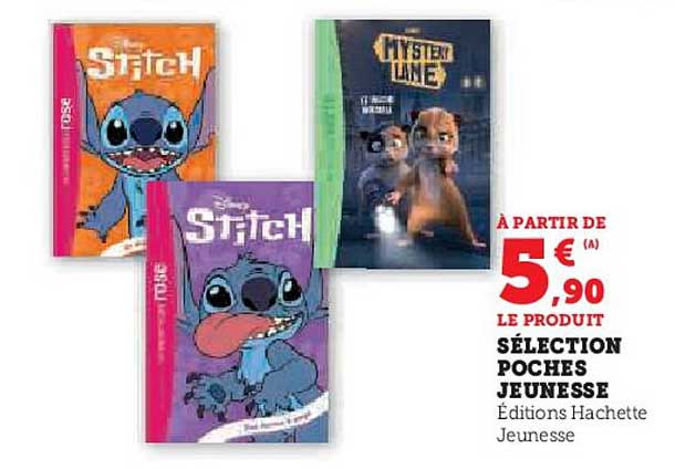 À partir de 5€90 le produit - Sélection Poches Jeunesse