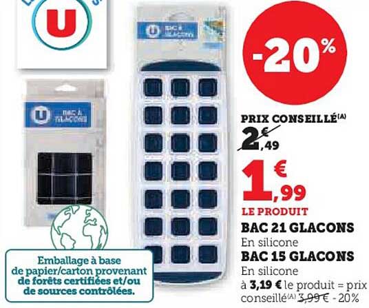 BAC 21 GLACONS, BAC 15 GLACONS
