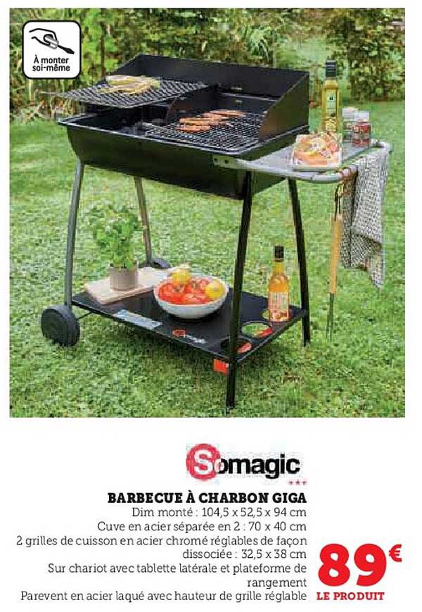 BARBECUE À CHARBON GIGA