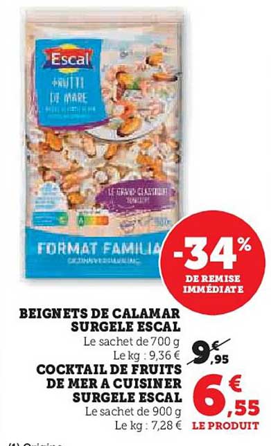 Beignets de Calamar Surgele Escal