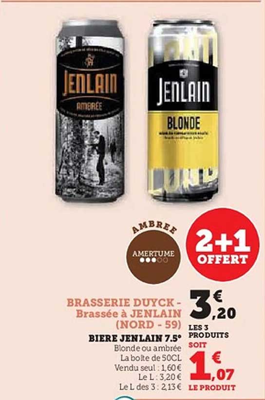 BIERE JENLAIN 7.5°