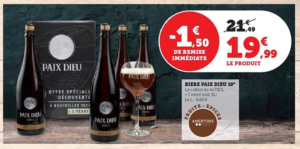 Bière PAIX DIEU 10°