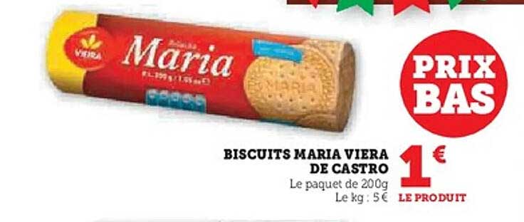 BISCUITS MARIA VIERA DE CASTRO