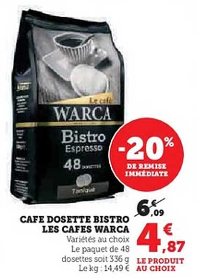 CAFE DOSETTE BISTRO LES CAFES WARCA