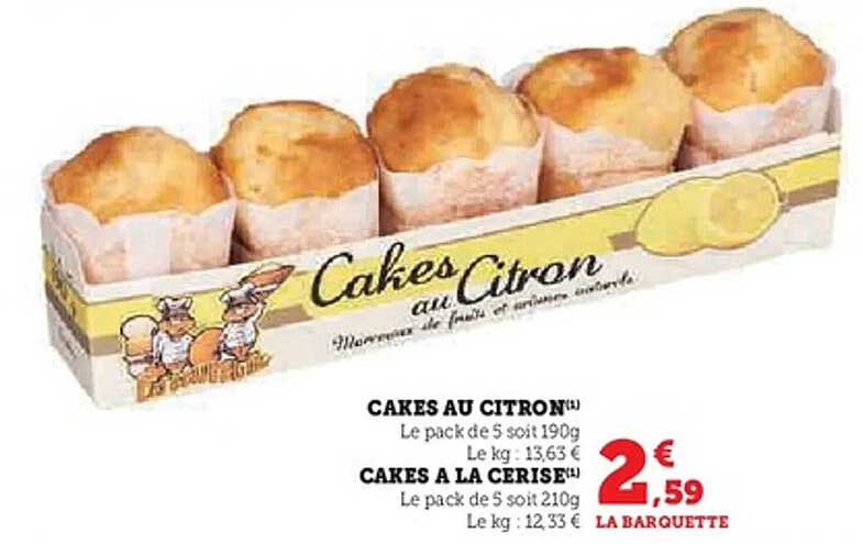 Cakes au Citron