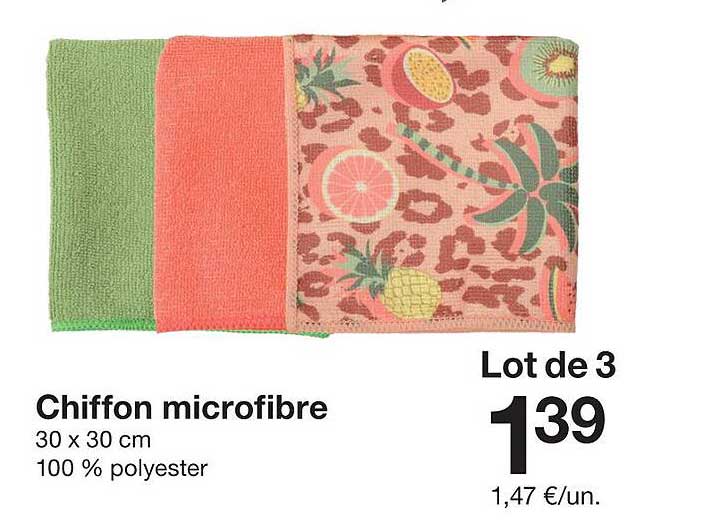 Chiffon microfibre