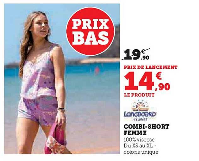 COMBI-SHORT FEMME