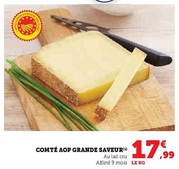 COMTÉ AOP GRANDE SAVEUR