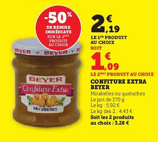 CONFITURE EXTRA BEYER