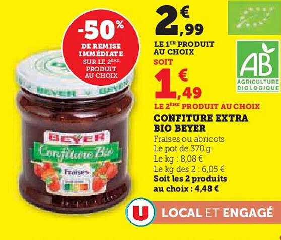 CONFITURE EXTRA BIO BEYER