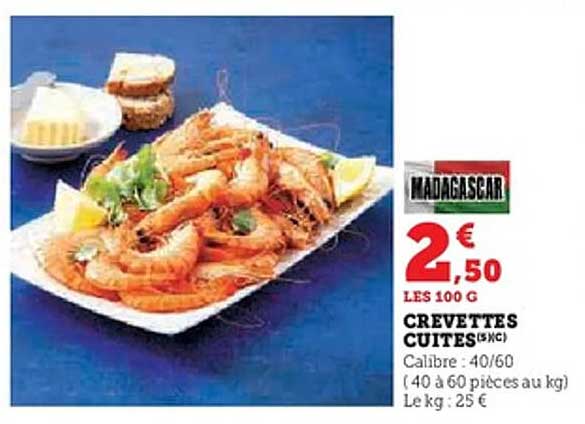 CREVETTES CUITES