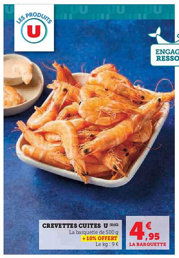 CREVETTES CUITES U