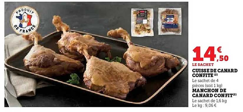 CUISSE DE CANARD CONFITE