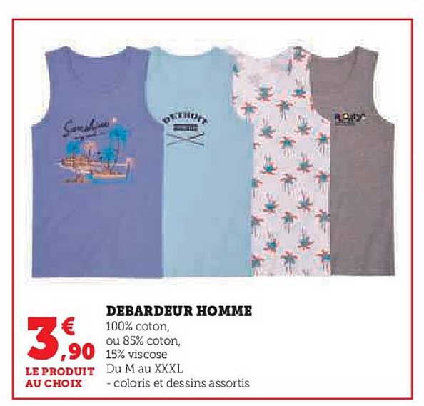 DEBARDEUR HOMME