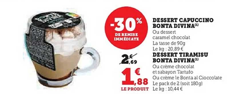 DESSERT CAPPUCCINO Bonta Divina