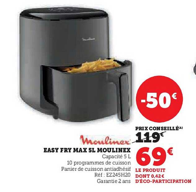 EASY FRY MAX 5L MOULINEX