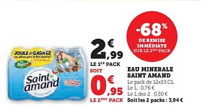 EAU MINERALE SAINT AMAND