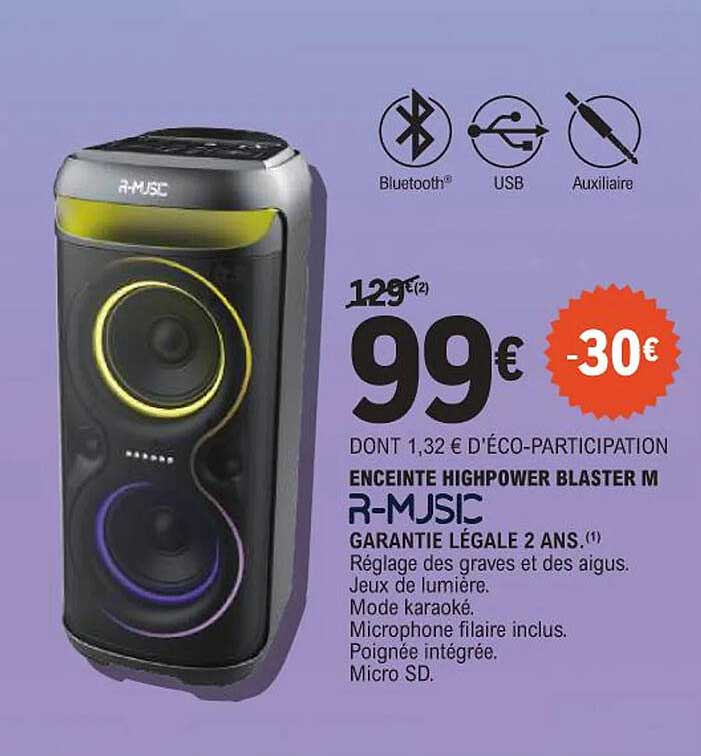 ENCEINTE HIGHPOWER BLASTER M R-MUSIC