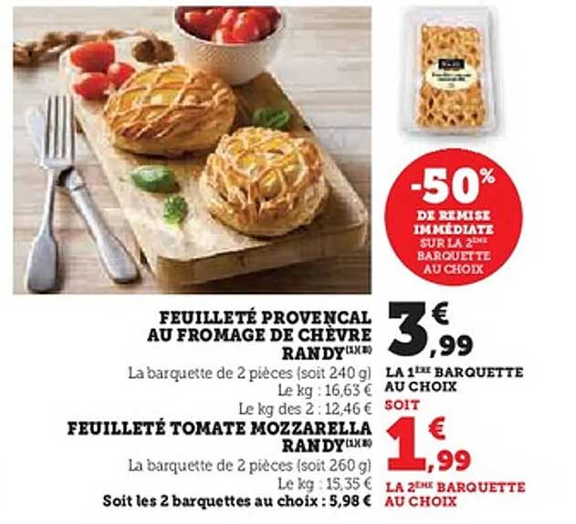 Feuilleté Provençal au Fromage de Chèvre