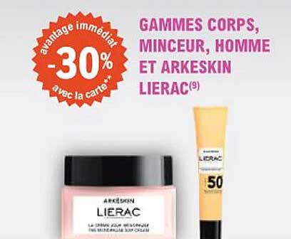 GAMMES CORPS, MINCEUR, HOMME ET ARKESKIN LIERAC