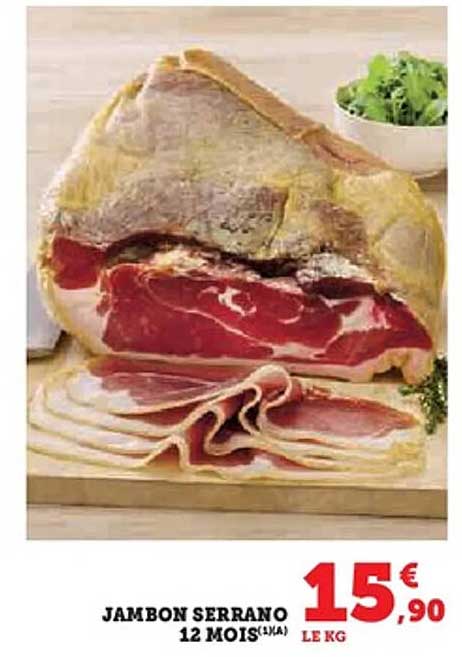 JAMBON SERRANO 12 MOIS
