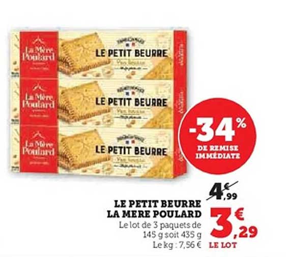LE PETIT BEURRE LA MERE POULARD