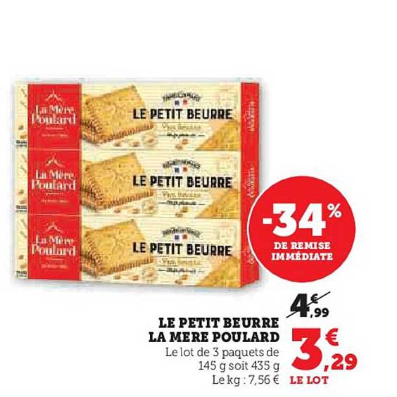 LE PETIT BEURRE LA MERE POULARD
