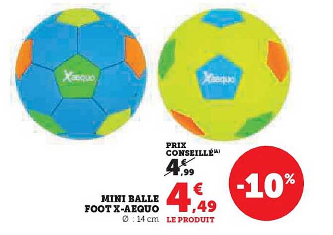 MINI BALLE FOOT X-AEQUO