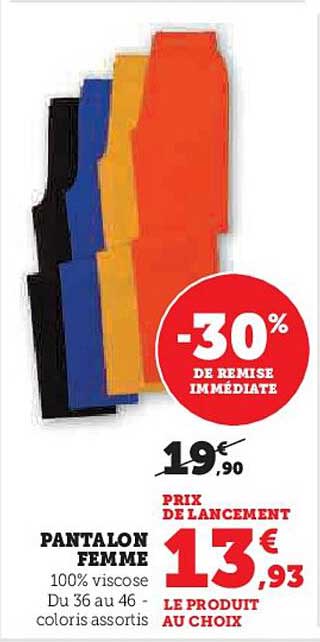 PANTALON FEMME