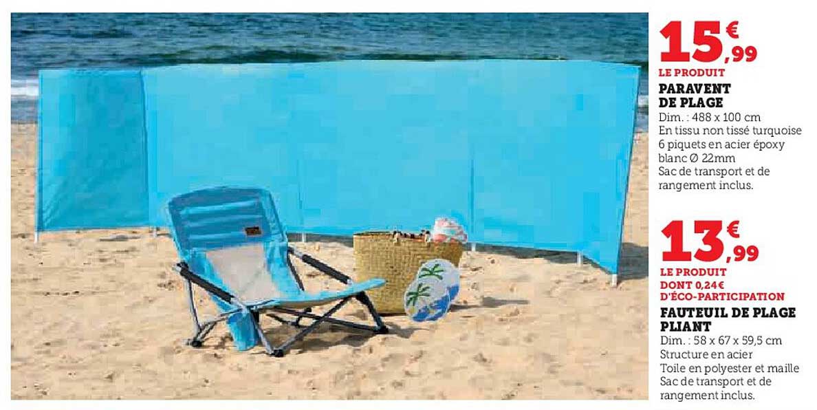 PARAVENT DE PLAGE