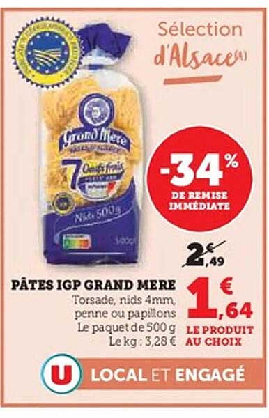 PÂTES IGP GRAND MÈRE