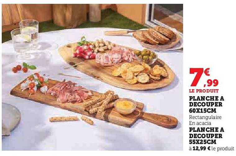 PLANCHE A DECOUPER 60X15CM