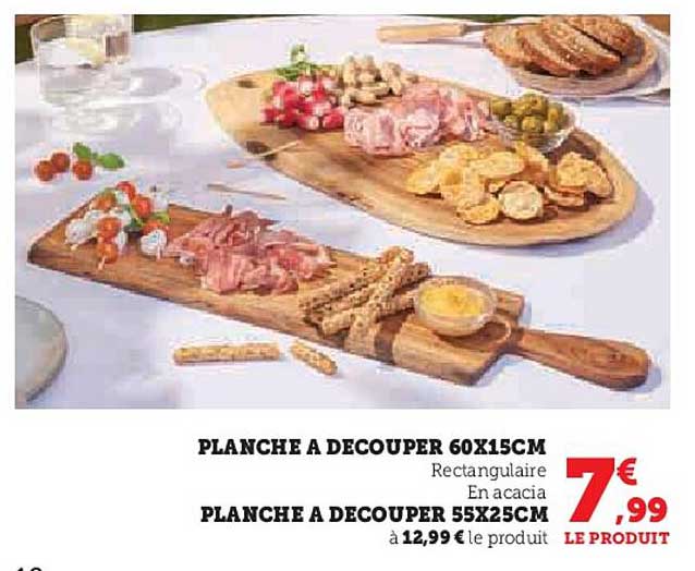 PLANCHE A DECOUPER 60X15CM