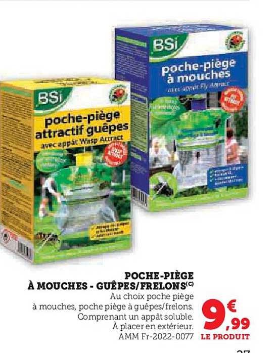 POCHE-PIÈGE À MOUCHES - GUÊPES/FRELONS©