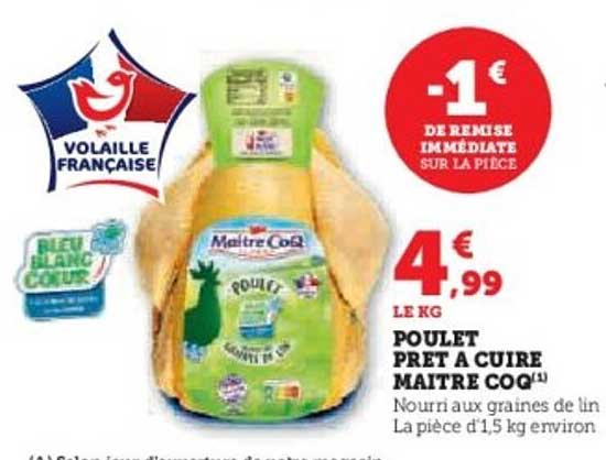 POULOT PRÊT À CUISER MAITRE COQ