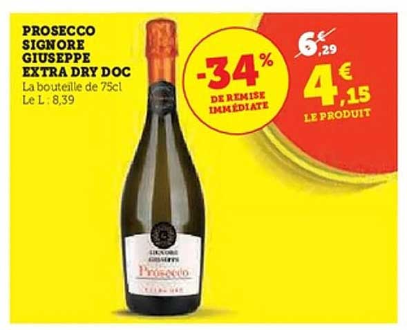 PROSECCO SIGNORE GIUSEPPE EXTRA DRY DOC