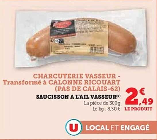 SAUCISSON À L'AIL VASSEUR