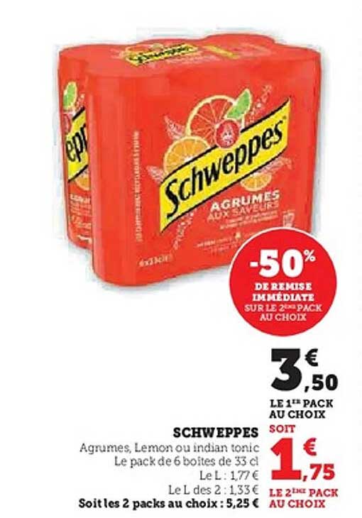 SCHWEPPES AGRUMES