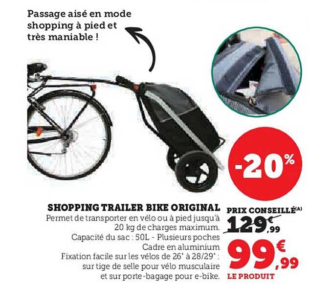 SHOPPING TRAILER BIKE ORIGINAL