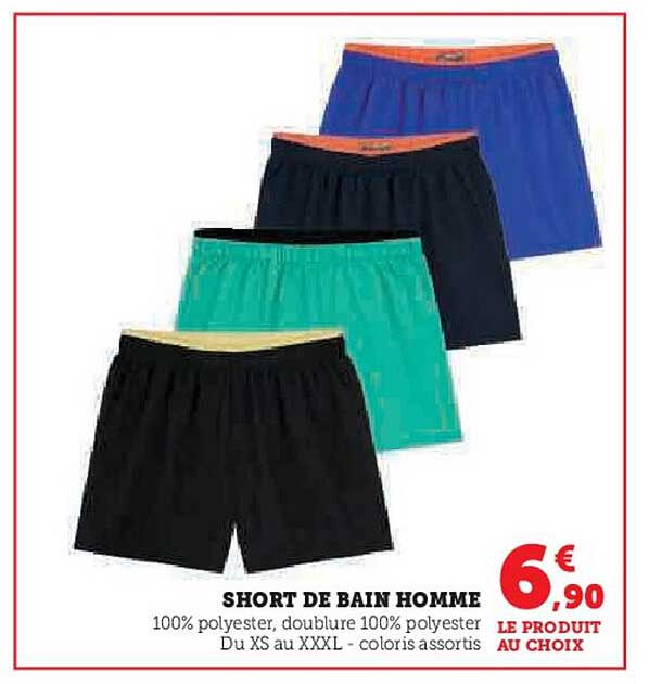 SHORT DE BAIN HOMME