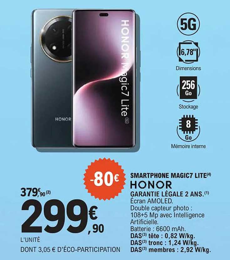 SMARTPHONE MAGIC7 LITE HONOR