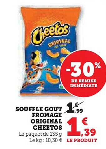SOUFFLE GOUT FROMAGE ORIGINAL CHEETOS